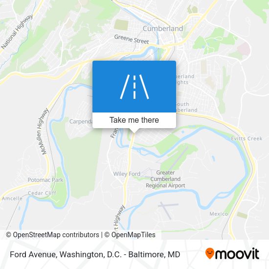 Ford Avenue map