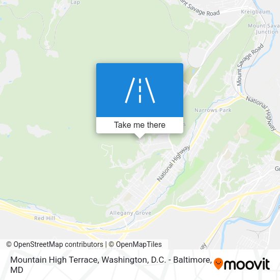 Mapa de Mountain High Terrace