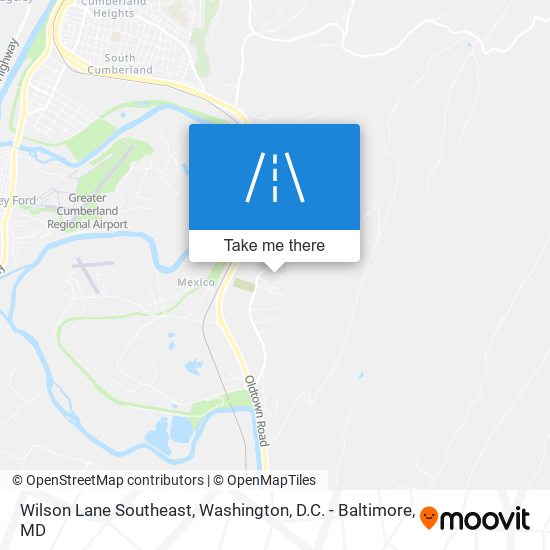 Wilson Lane Southeast map