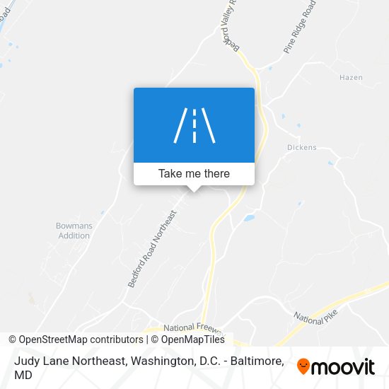 Mapa de Judy Lane Northeast