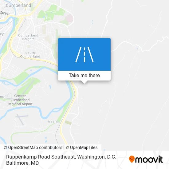 Ruppenkamp Road Southeast map