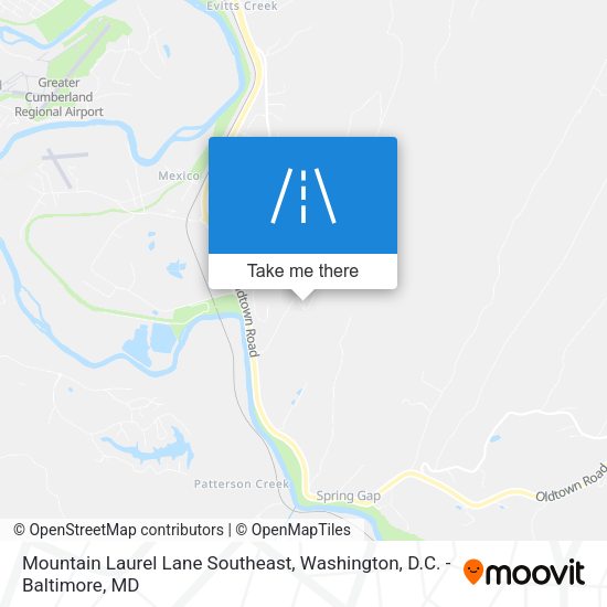 Mapa de Mountain Laurel Lane Southeast
