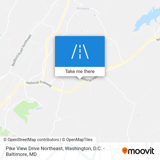 Mapa de Pike View Drive Northeast