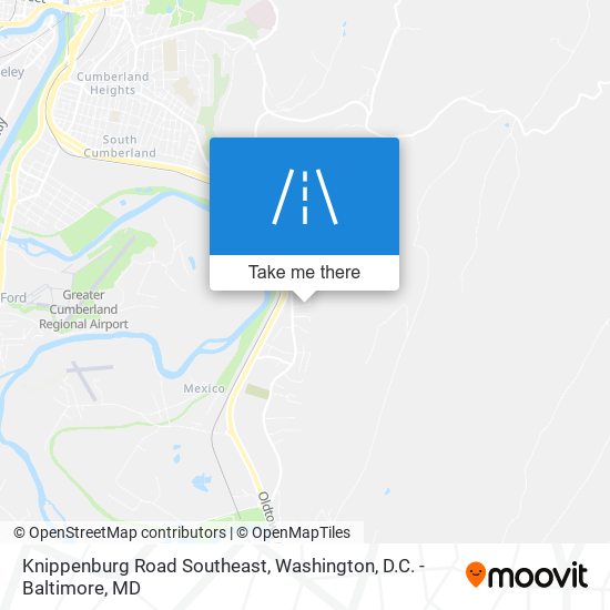 Knippenburg Road Southeast map