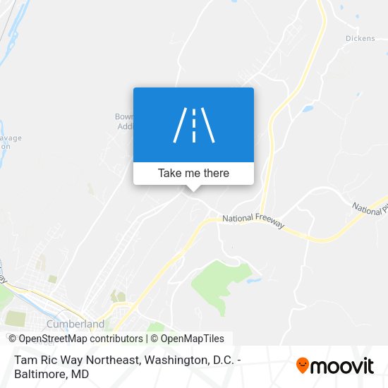 Tam Ric Way Northeast map