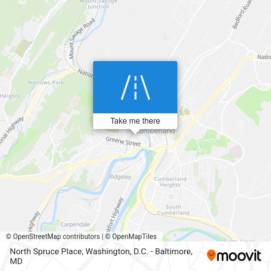 Mapa de North Spruce Place