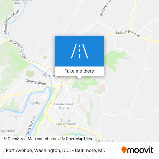Fort Avenue map