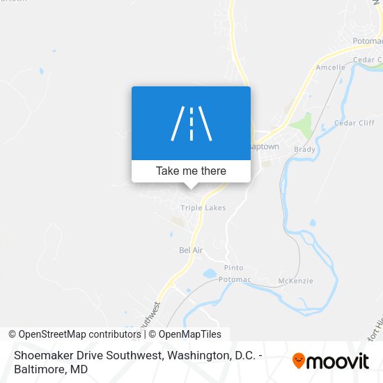 Mapa de Shoemaker Drive Southwest