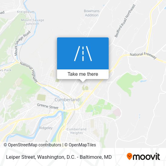 Mapa de Leiper Street