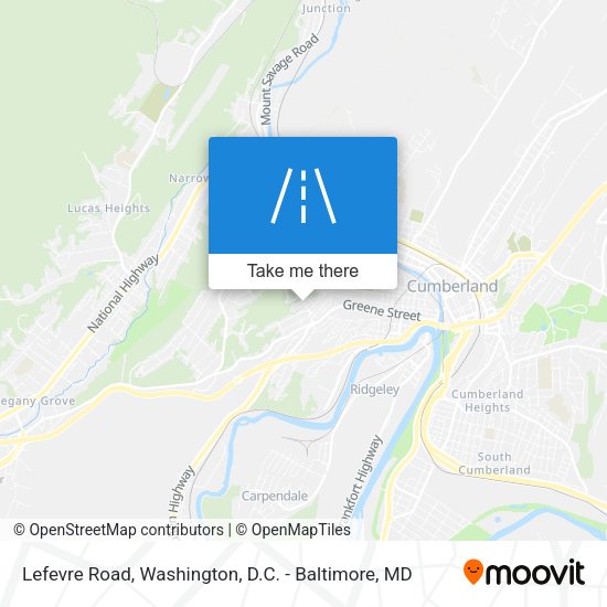 Mapa de Lefevre Road