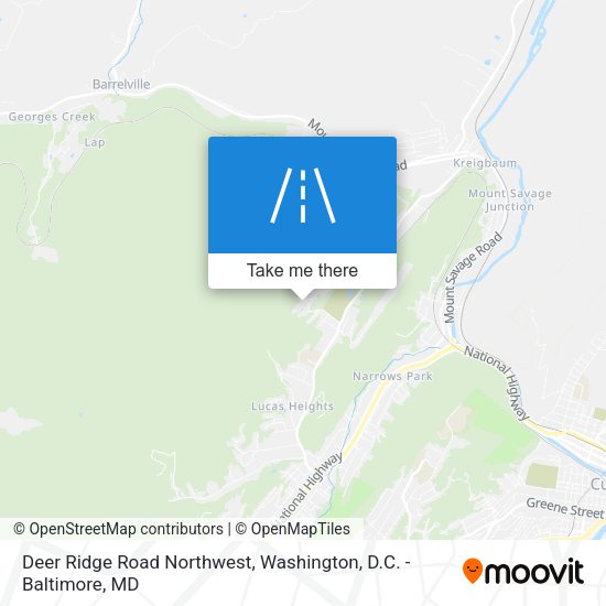 Mapa de Deer Ridge Road Northwest