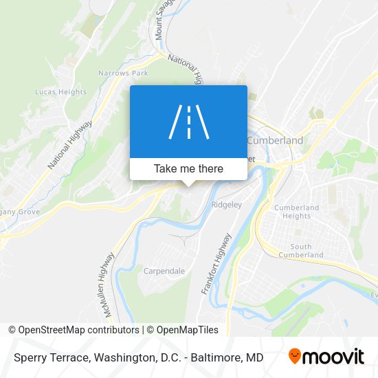 Sperry Terrace map
