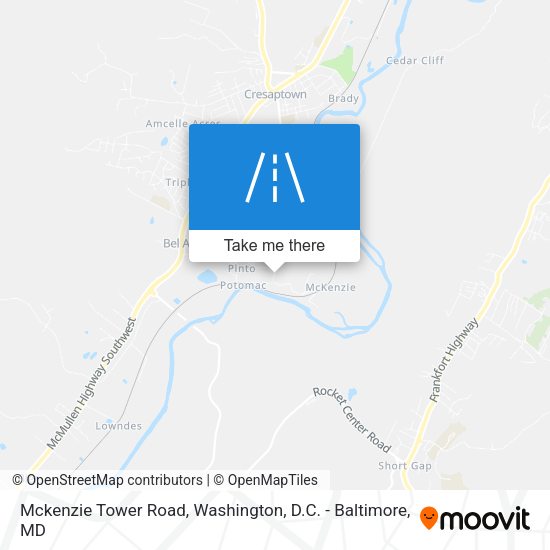 Mckenzie Tower Road map