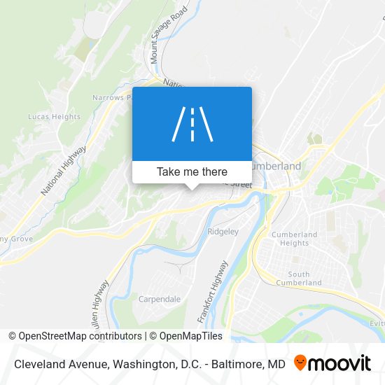 Mapa de Cleveland Avenue