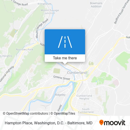Hampton Place map