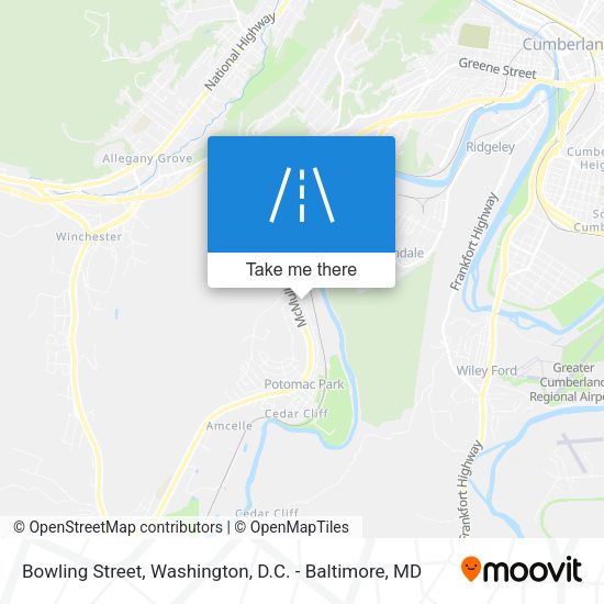 Mapa de Bowling Street