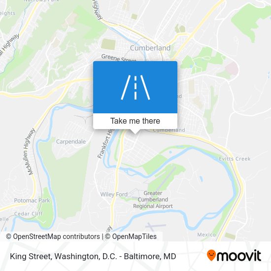 Mapa de King Street