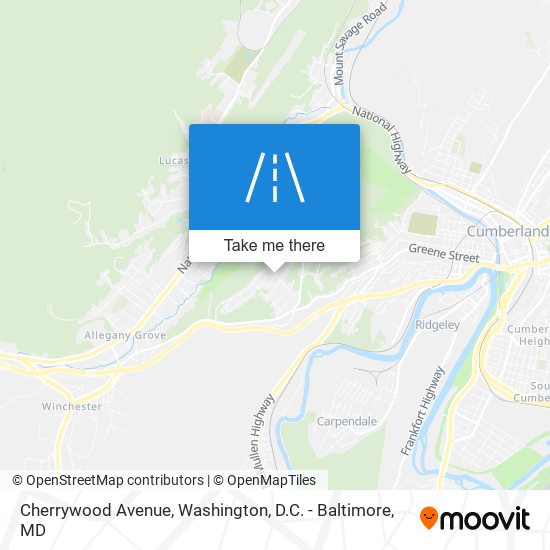 Cherrywood Avenue map