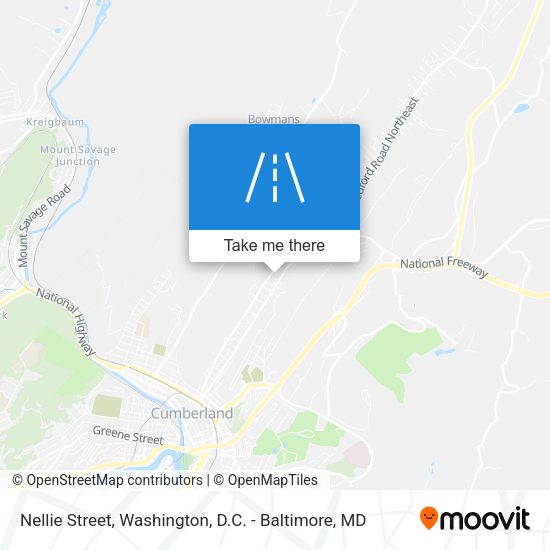 Nellie Street map