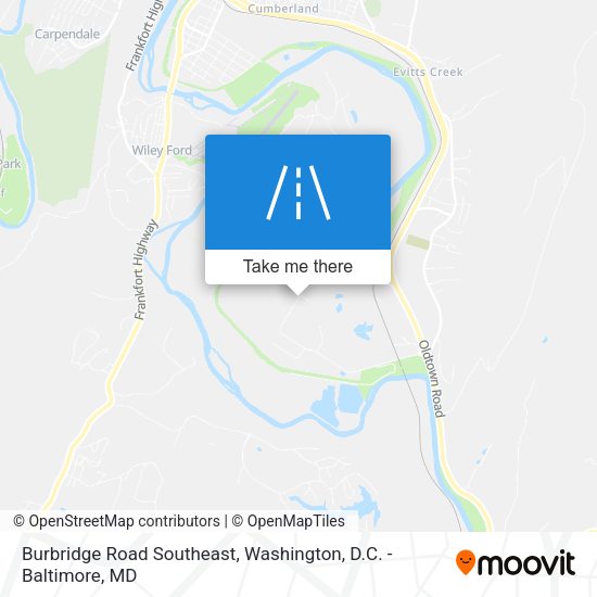Mapa de Burbridge Road Southeast