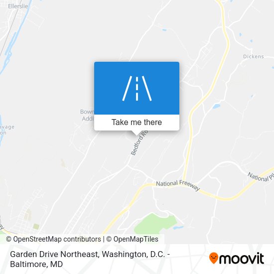 Mapa de Garden Drive Northeast