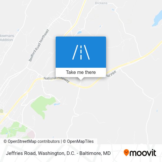 Mapa de Jeffries Road