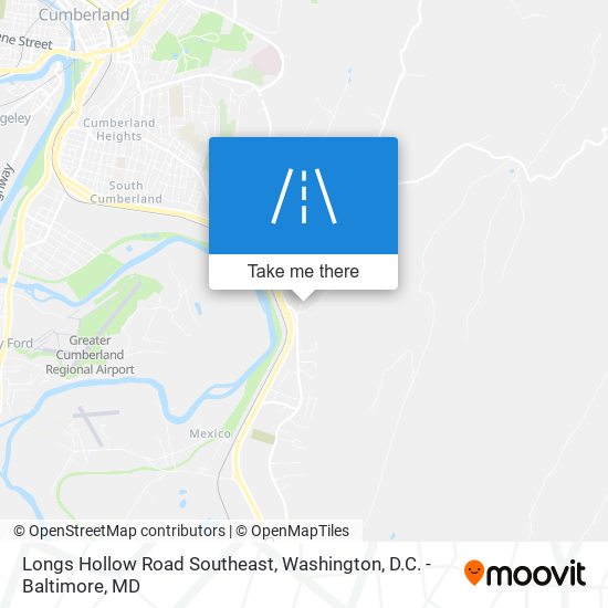 Mapa de Longs Hollow Road Southeast
