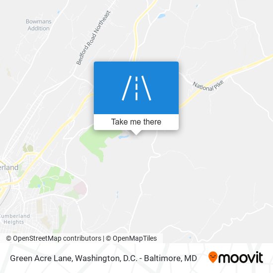 Green Acre Lane map