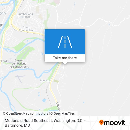 Mcdonald Road Southeast map