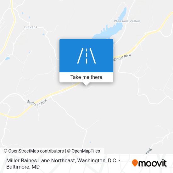Mapa de Miller Raines Lane Northeast