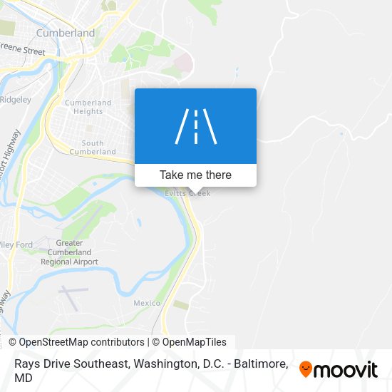 Rays Drive Southeast map