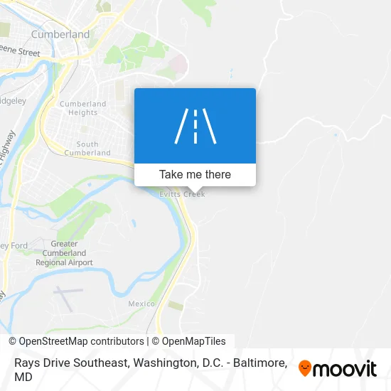Rays Drive Southeast map