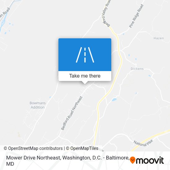 Mower Drive Northeast map