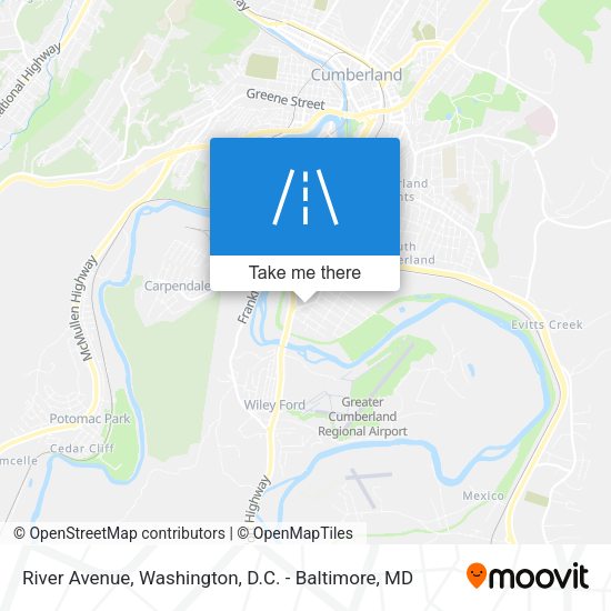 River Avenue map