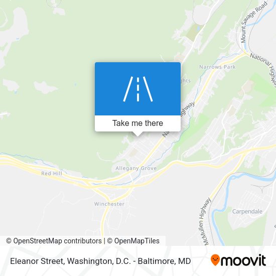 Mapa de Eleanor Street