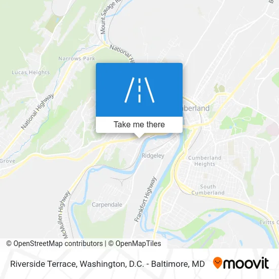 Riverside Terrace map