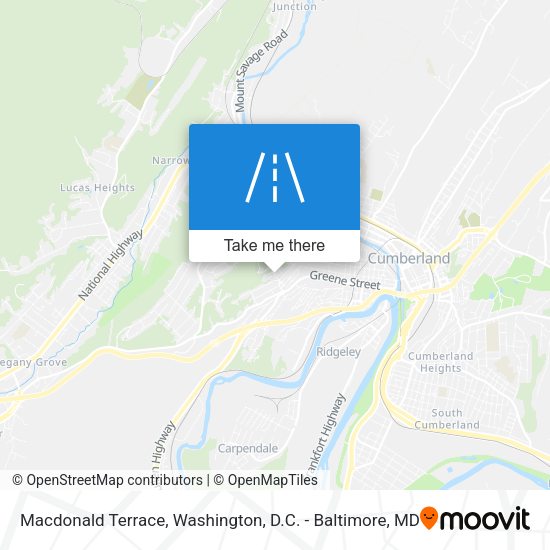 Macdonald Terrace map