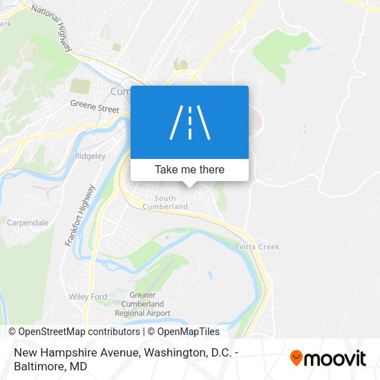 New Hampshire Avenue map