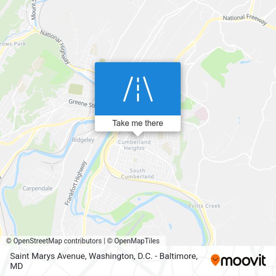 Mapa de Saint Marys Avenue