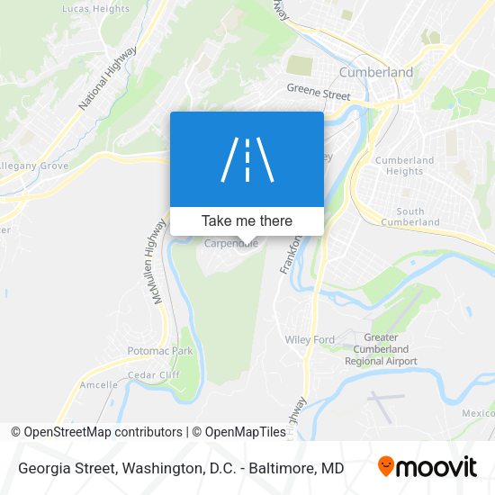Georgia Street map