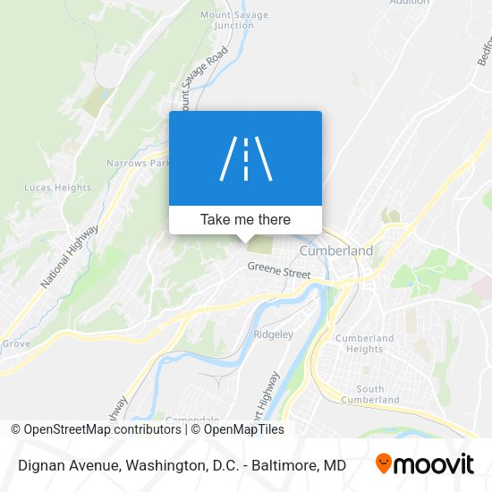 Mapa de Dignan Avenue