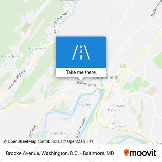 Mapa de Brooke Avenue