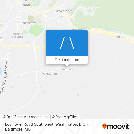 Mapa de Loartown Road Southwest