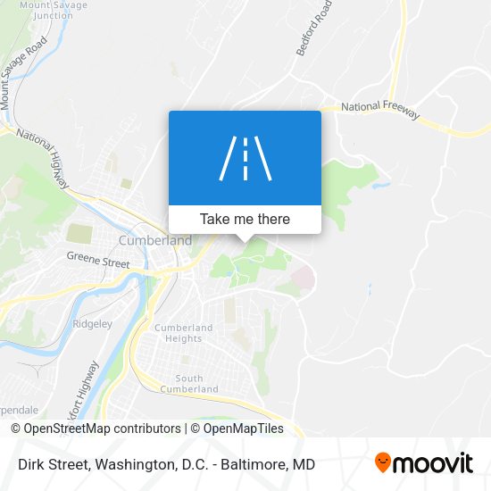 Dirk Street map