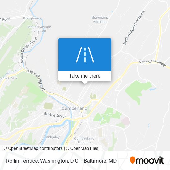 Mapa de Rollin Terrace