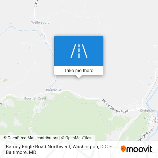 Mapa de Barney Engle Road Northwest