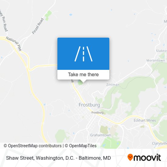 Mapa de Shaw Street