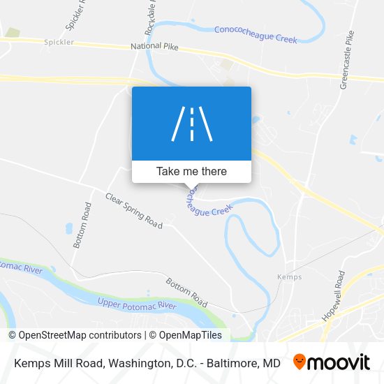Mapa de Kemps Mill Road