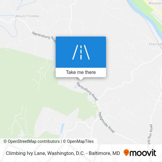 Mapa de Climbing Ivy Lane
