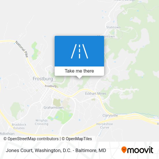 Mapa de Jones Court